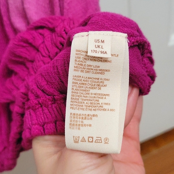 Free People *Cora Lee Ombre Ruffled Tank Top/ M - Picture 6 of 7